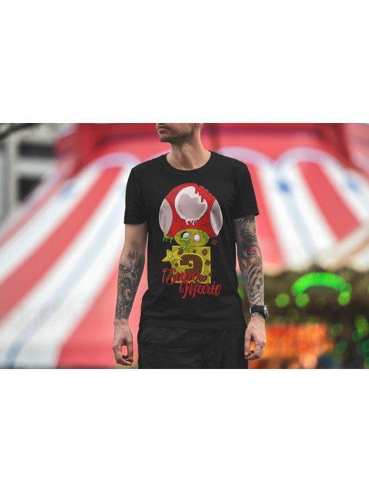 Мъжка тениска Super Mario - zombie mushroom